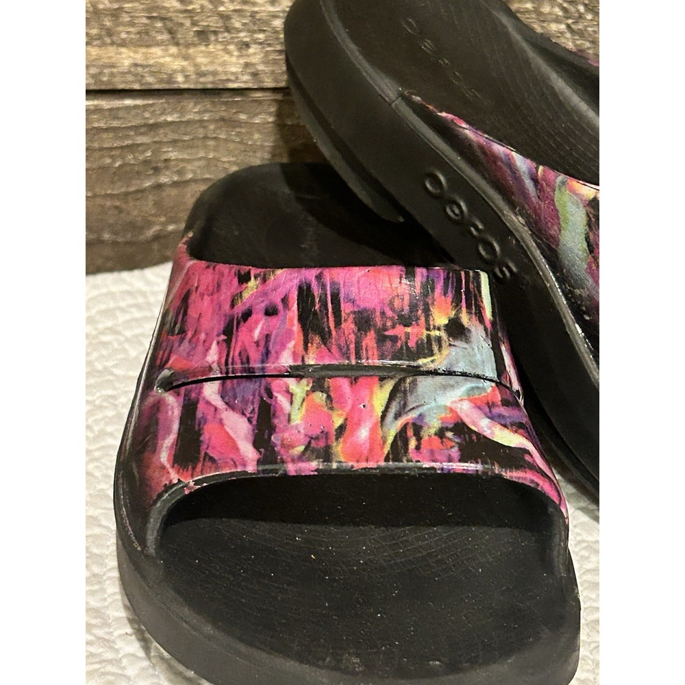 Oofos OOAHH Limited Edition Canyon Sunlight Women's 6 Men 4 Sandals Comfort - Picture 3 of 7